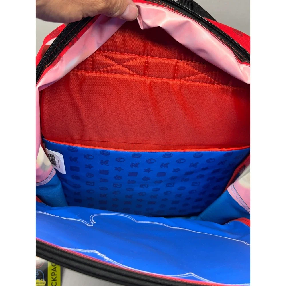 Nintendo Super Mario Luigi Yoshi 17 Inch Backpack Laptop Sleeve NWT